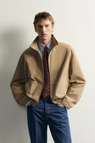 Куртка в клетку Zara «Aaron Levine»- Заказать в России