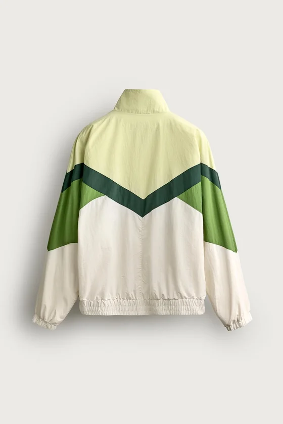 КУРТКА ИЗ ТЕХНИЧЕСКОЙ ТКАНИ COLOR BLOCK