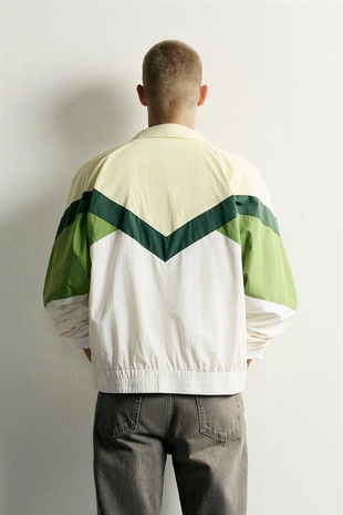 Куртка из технической ткани Color Block- Заказать в России