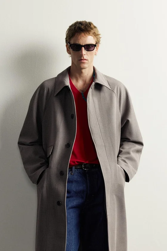 ТРЕНЧ В КЛЕТКУ Zara «Aaron Levine»