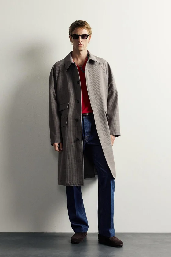 ТРЕНЧ В КЛЕТКУ Zara «Aaron Levine»