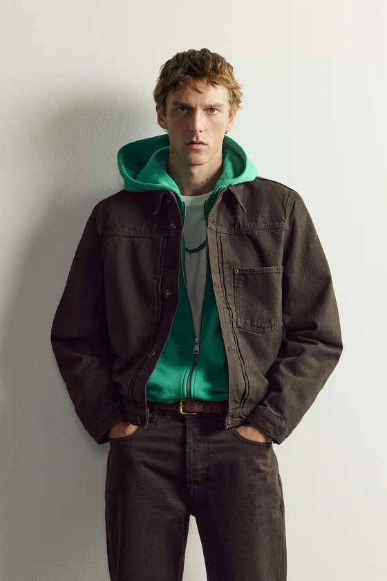 УКОРОЧЕННАЯ КУРТКА СО СКЛАДКАМИ Zara «Aaron Levine»
