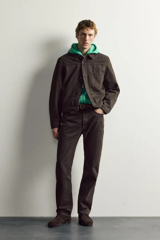 УКОРОЧЕННАЯ КУРТКА СО СКЛАДКАМИ Zara «Aaron Levine»