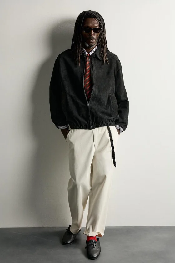 ЗАМШЕВАЯ КУРТКА AARON LEVINE X ZARA