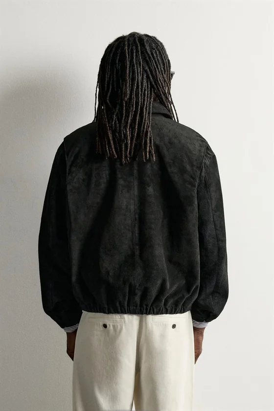 ЗАМШЕВАЯ КУРТКА AARON LEVINE X ZARA