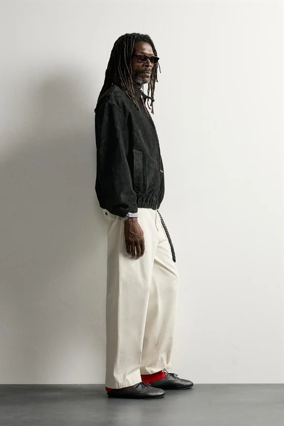 ЗАМШЕВАЯ КУРТКА AARON LEVINE X ZARA