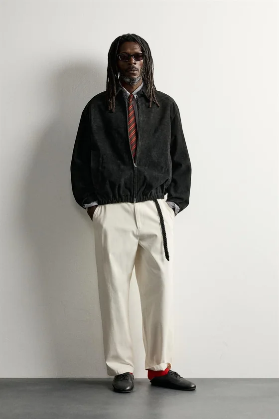 ЗАМШЕВАЯ КУРТКА AARON LEVINE X ZARA