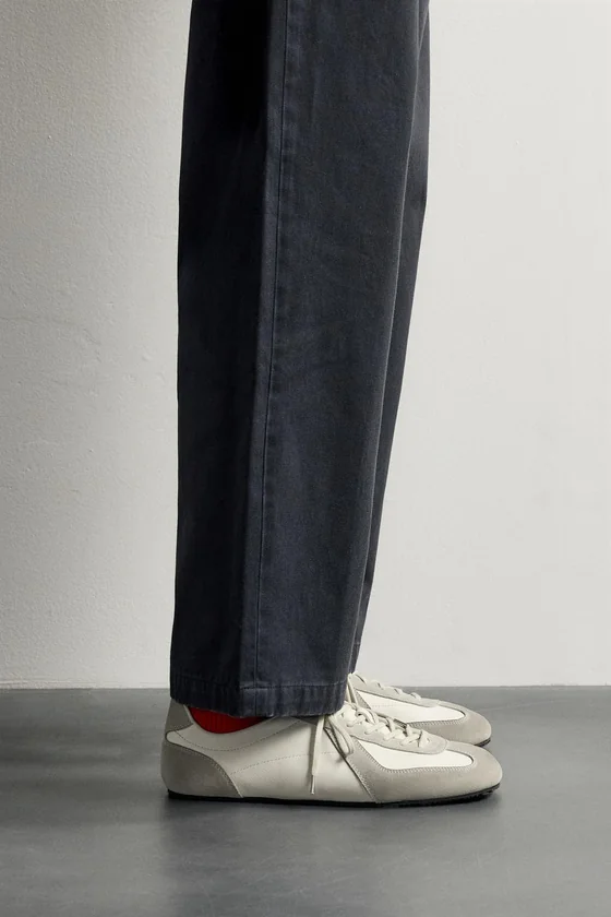 КОЖАНЫЕ КРОССОВКИ AARON LEVINE X ZARA