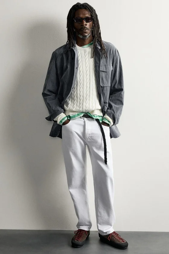 КОЖАНЫЕ КРОССОВКИ AARON LEVINE X ZARA