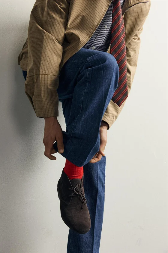 КОЖАНЫЕ БОТИНКИ AARON LEVINE X ZARA