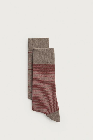 Набор из 2 пар носков в полоску