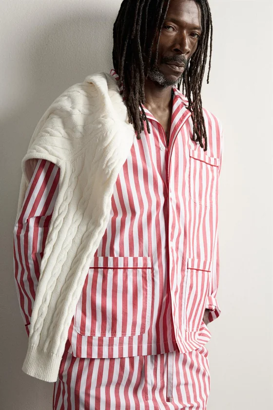 ЖАККАРДОВАЯ ПИЖАМА AARON LEVINE X ZARA