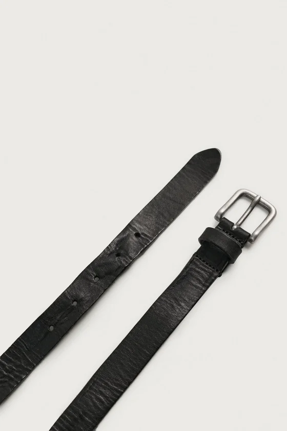 КОЖАНЫЙ РЕМЕНЬ В ВИНТАЖНОМ СТИЛЕ AARON LEVINE X ZARA