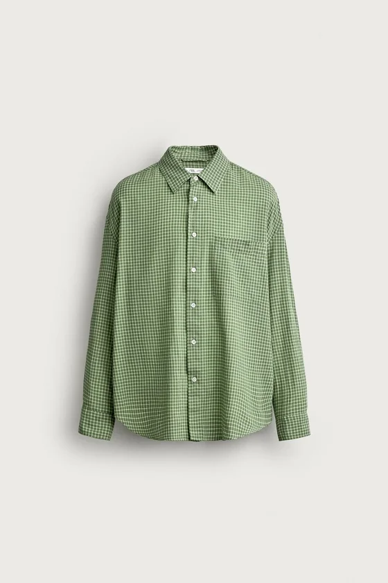 РУБАШКА RELAXED FIT В КЛЕТКУ