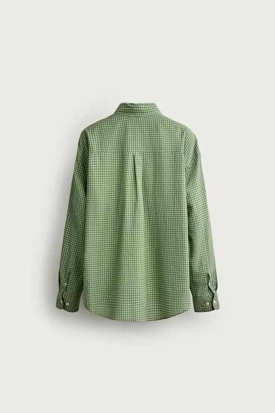 РУБАШКА RELAXED FIT В КЛЕТКУ