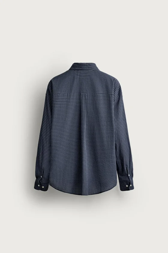 РУБАШКА RELAXED FIT В КЛЕТКУ