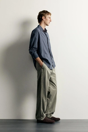 Рубашка Relaxed Fit в клетку