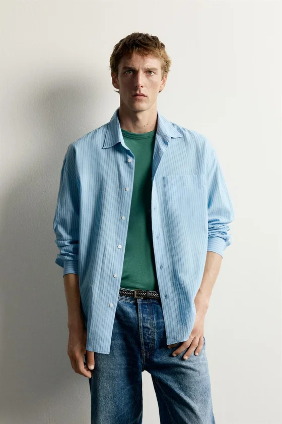 РУБАШКА RELAXED FIT В КЛЕТКУ