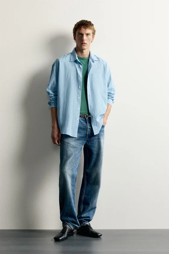 РУБАШКА RELAXED FIT В КЛЕТКУ