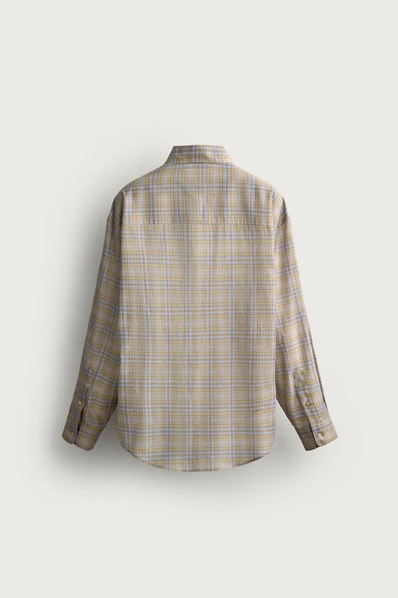 РУБАШКА RELAXED FIT В КЛЕТКУ