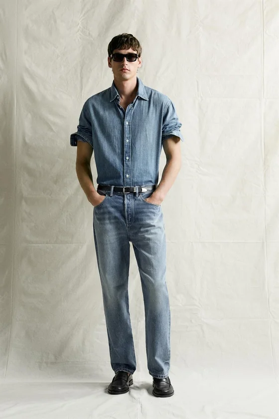 ДЖИНСОВАЯ РУБАШКА REGULAR FIT