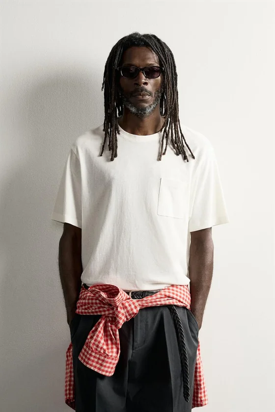 Футболка с карманом Aaron Levine x Zara