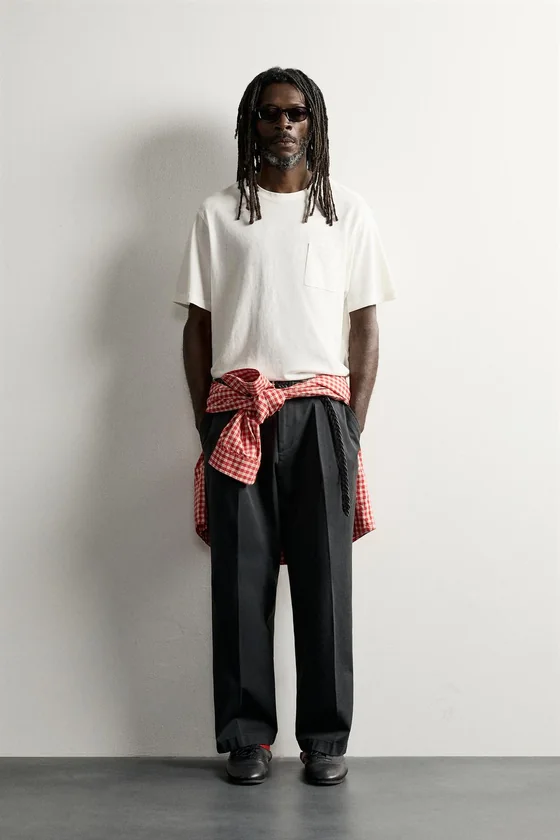 Футболка с карманом Aaron Levine x Zara
