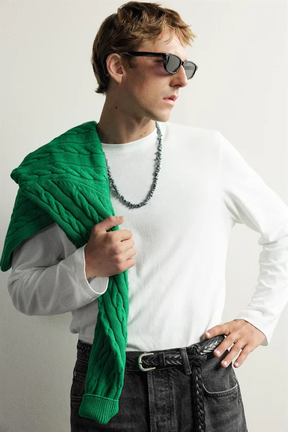 ФУТБОЛКА С ДЛИННЫМИ РУКАВАМИ AARON LEVINE X ZARA