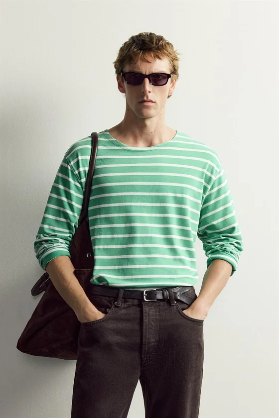 ФУТБОЛКА В ПОЛОСКУ AARON LEVINE X ZARA