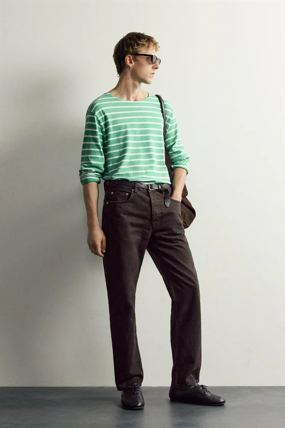 ФУТБОЛКА В ПОЛОСКУ AARON LEVINE X ZARA