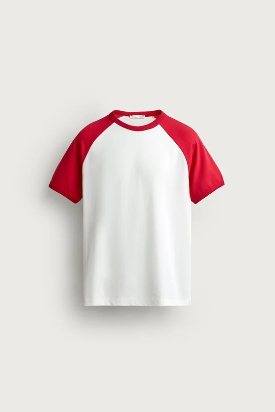 ФУТБОЛКА RELAXED FIT В СТИЛЕ КОЛОР-БЛОК