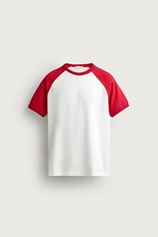 Футболка Relaxed Fit в стиле колор-блок- Заказать в России