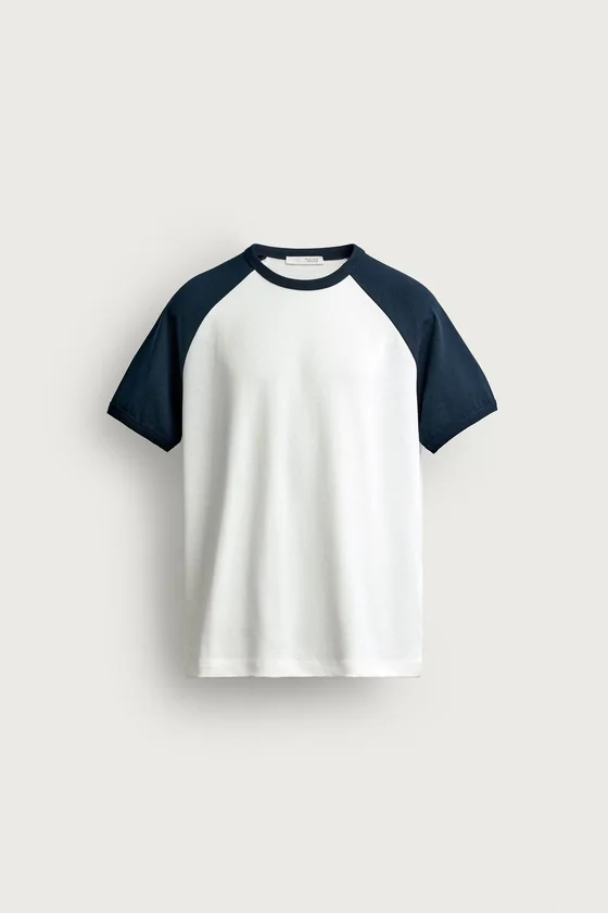 ФУТБОЛКА RELAXED FIT В СТИЛЕ КОЛОР-БЛОК