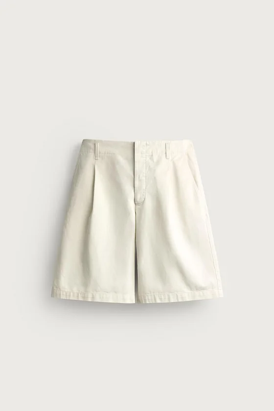 ШОРТЫ RELAXED FIT СО СКЛАДКАМИ