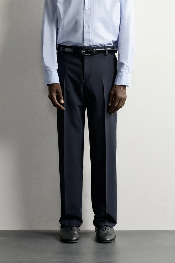 КОСТЮМНЫЕ БРЮКИ AARON LEVINE X ZARA ИЗ 100% ШЕРСТИ