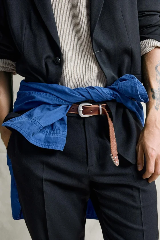 ШЕРСТЯНЫЕ КОСТЮМНЫЕ БРЮКИ REGULAR FIT