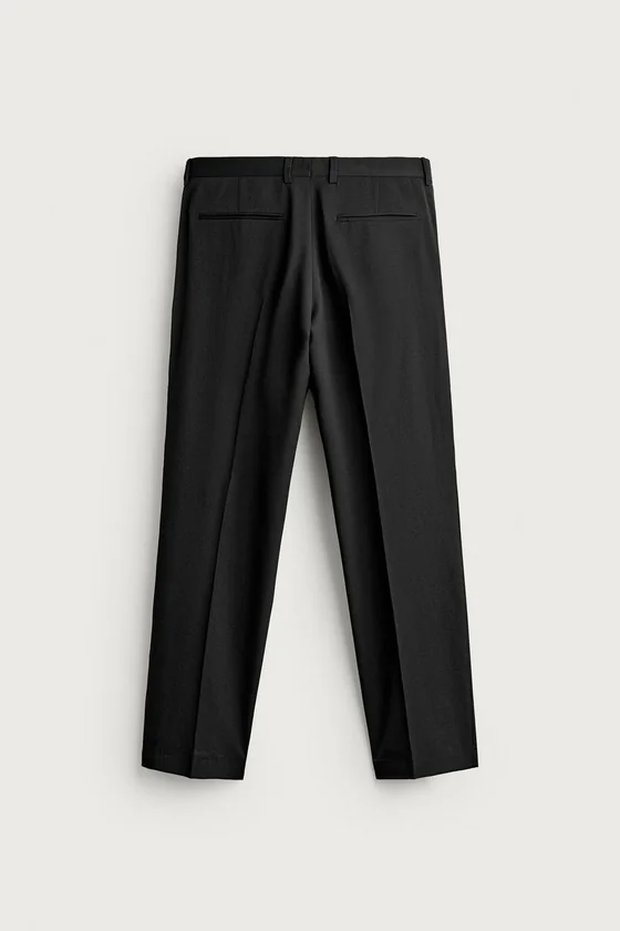 ШЕРСТЯНЫЕ КОСТЮМНЫЕ БРЮКИ REGULAR FIT