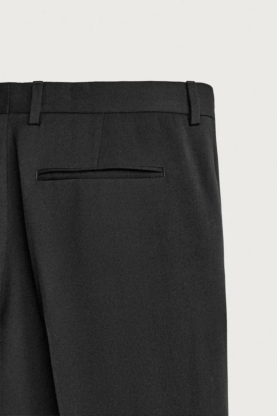 ШЕРСТЯНЫЕ КОСТЮМНЫЕ БРЮКИ REGULAR FIT