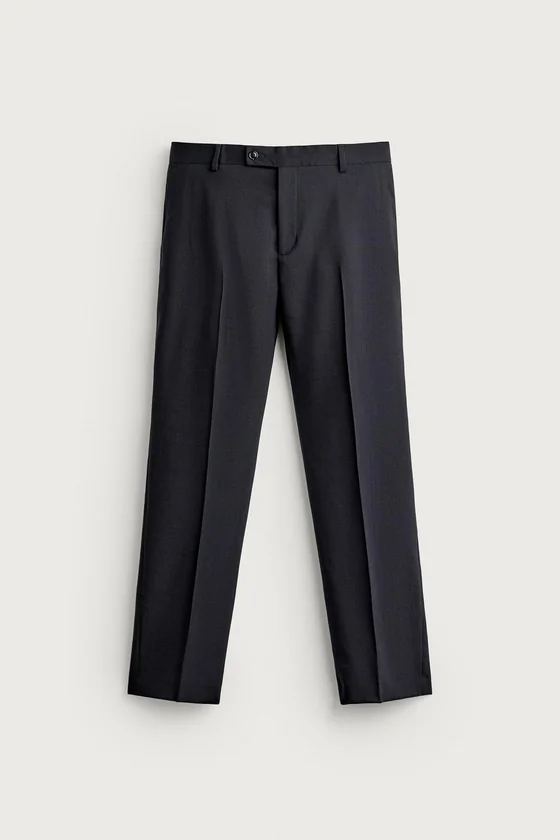 КОСТЮМНЫЕ БРЮКИ REGULAR FIT ИЗ 100% ШЕРСТИ