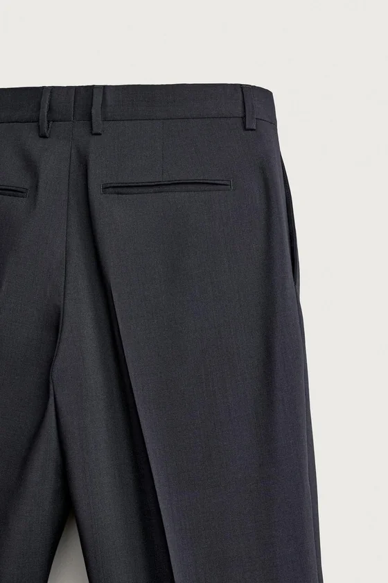 КОСТЮМНЫЕ БРЮКИ REGULAR FIT ИЗ 100% ШЕРСТИ
