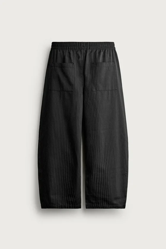 БРЮКИ BALLOON FIT С БОКОВЫМИ ЗАЩИПАМИ