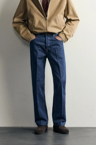 Джинсы Bootcut со стрелками Aaron Levine X Zara- Заказать в России