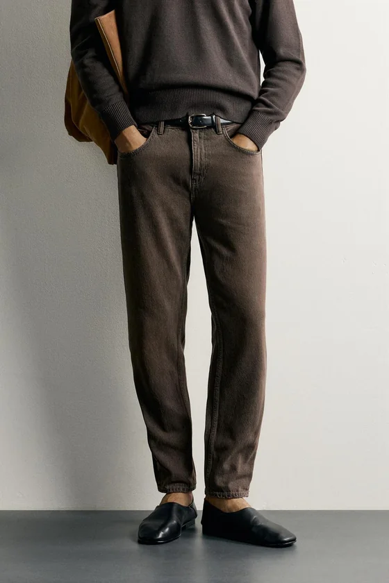 УКОРОЧЕННЫЕ ДЖИНСЫ SLIM FIT