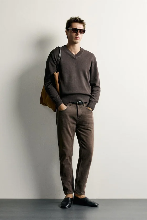 УКОРОЧЕННЫЕ ДЖИНСЫ SLIM FIT
