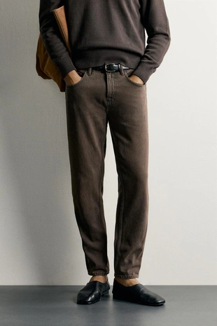 Укороченные джинсы Slim Fit