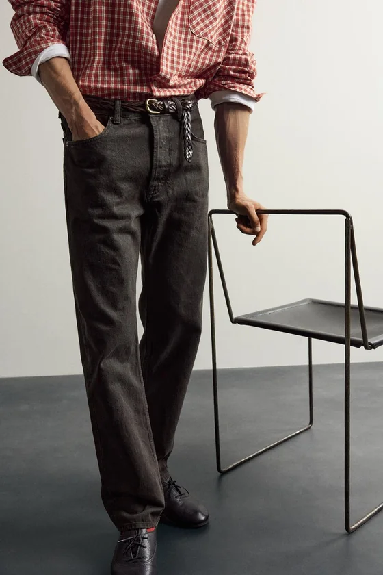 ДЖИНСЫ STRAIGHT FIT AARON LEVINE X ZARA