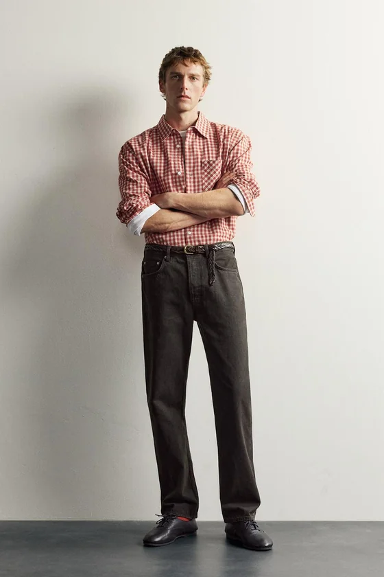 ДЖИНСЫ STRAIGHT FIT AARON LEVINE X ZARA