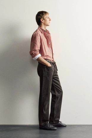 Джинсы Straight Fit Aaron Levine X Zara- Заказать в России