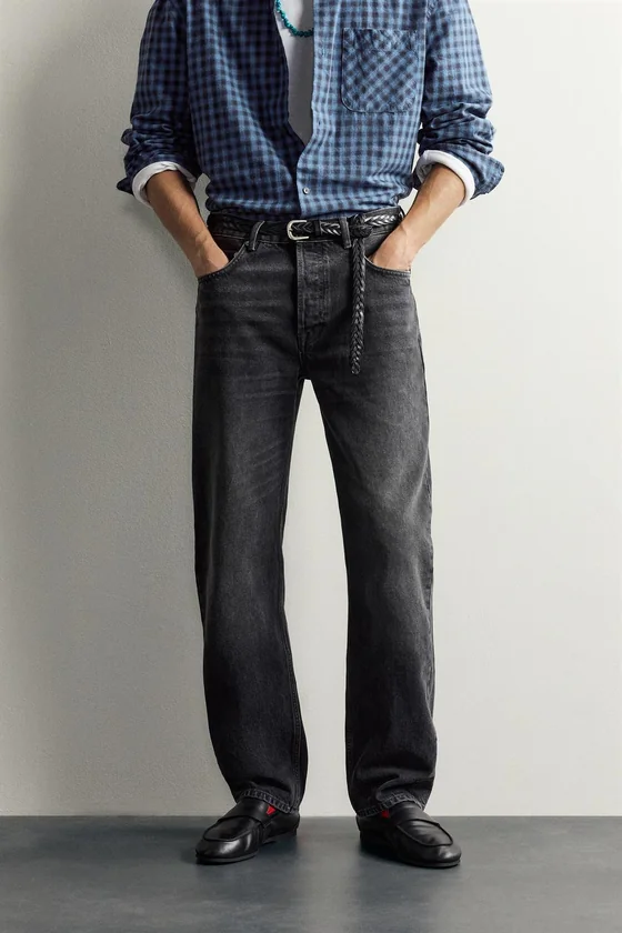 ДЖИНСЫ STRAIGHT FIT AARON LEVINE X ZARA