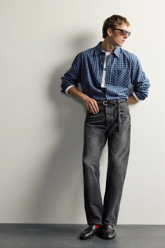 ДЖИНСЫ STRAIGHT FIT AARON LEVINE X ZARA